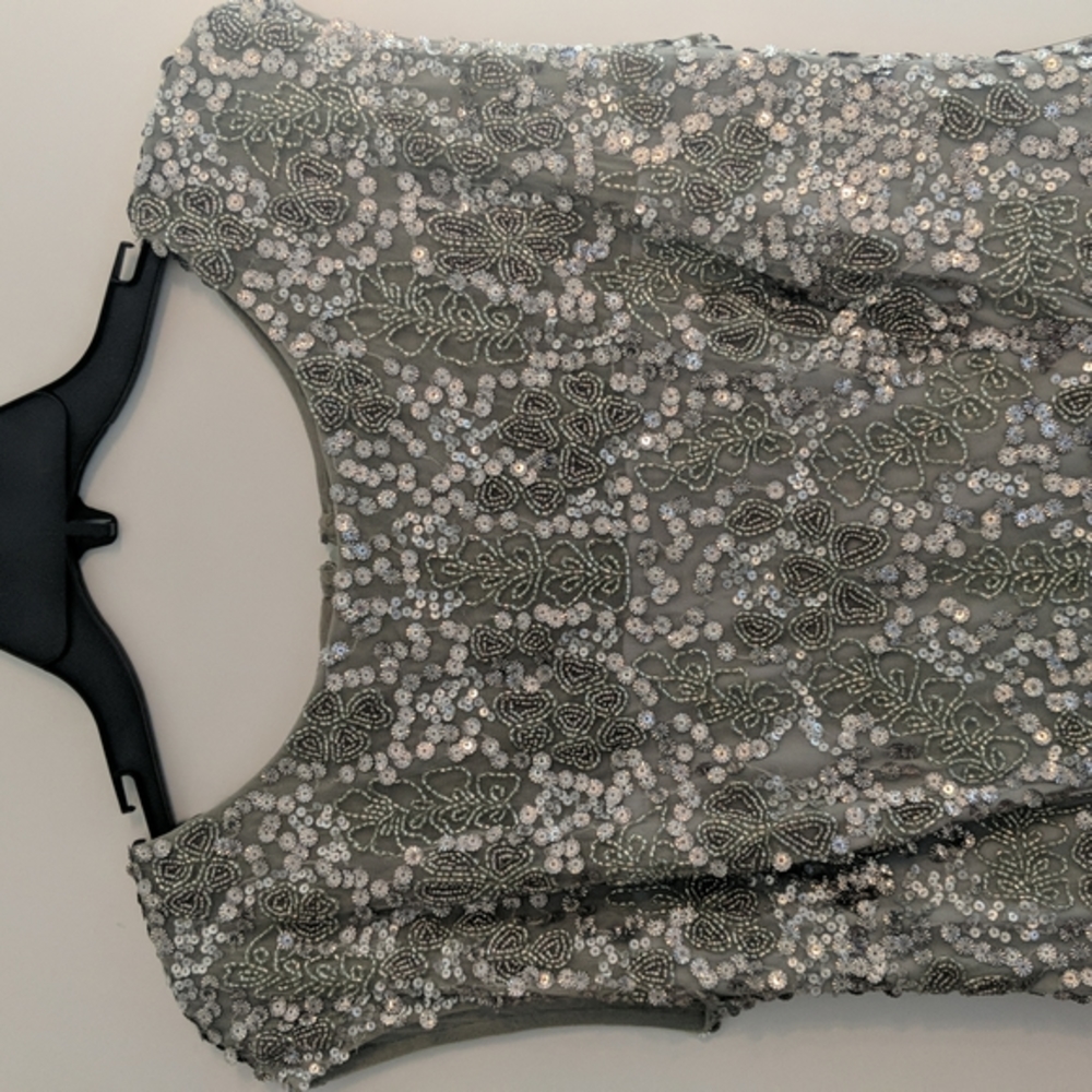 Adrianna Papell mint dress